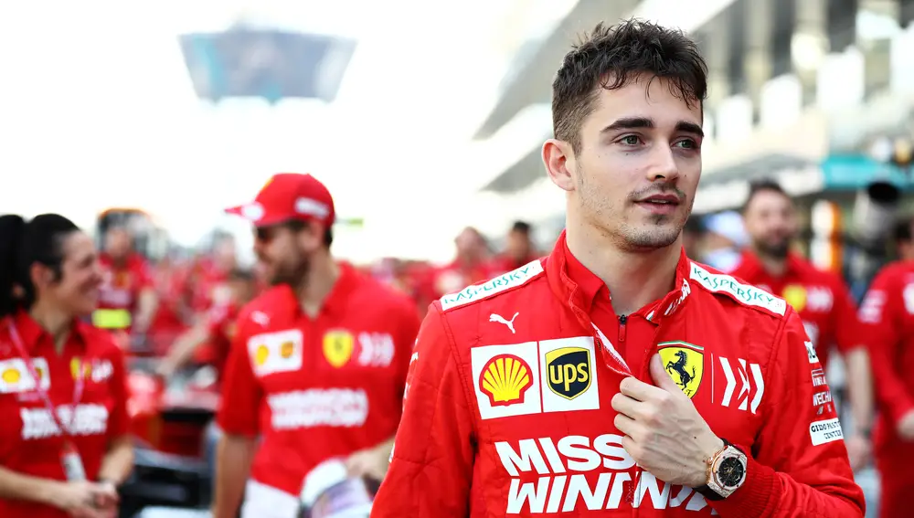 Charles Leclerc, durante un Gran Premio