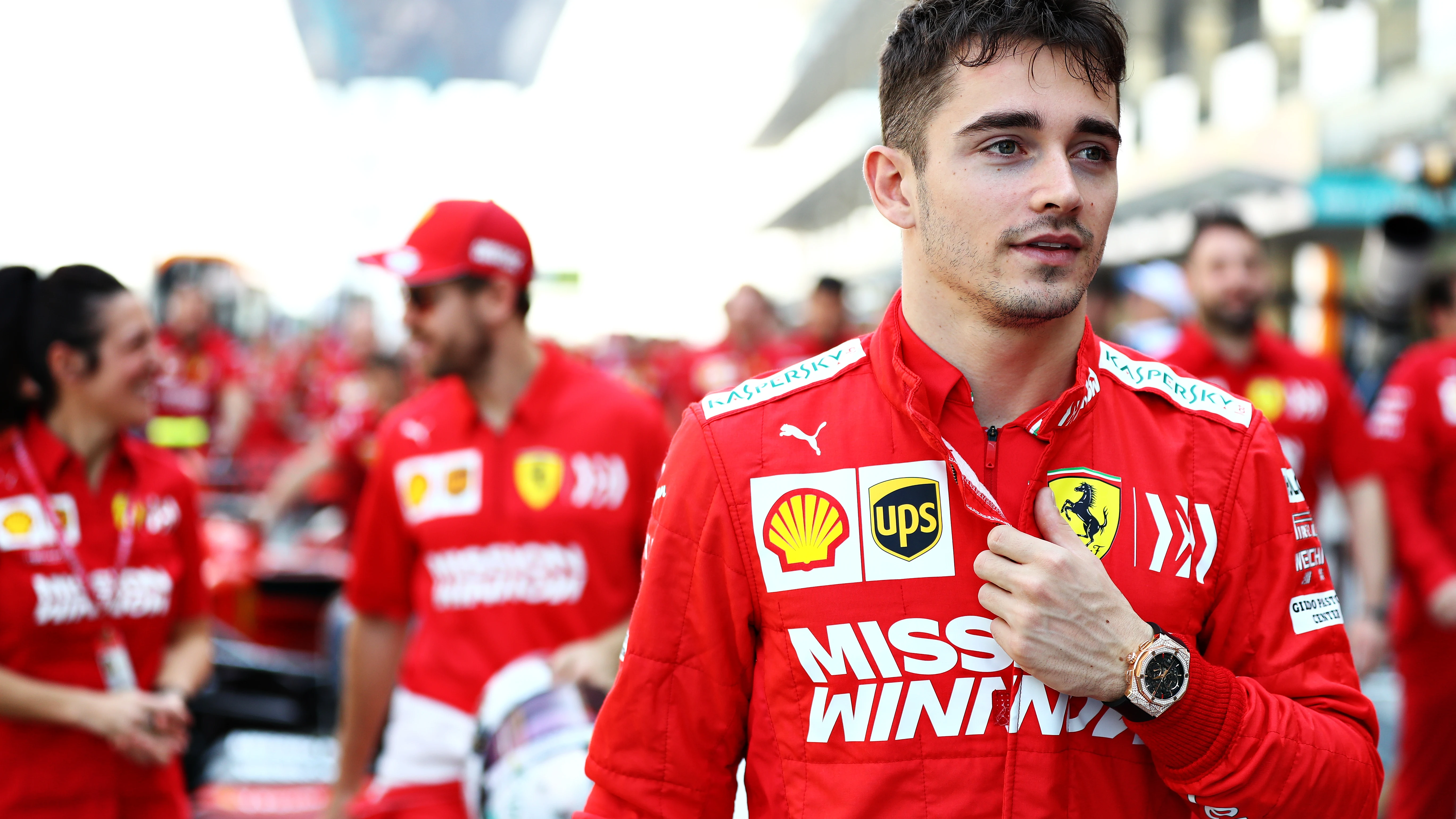 Charles Leclerc, durante un Gran Premio