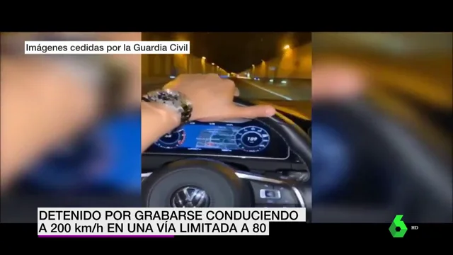 Detenido un conductor en Málaga por circular a 200 kilómetros horas en una vía limitada a 80