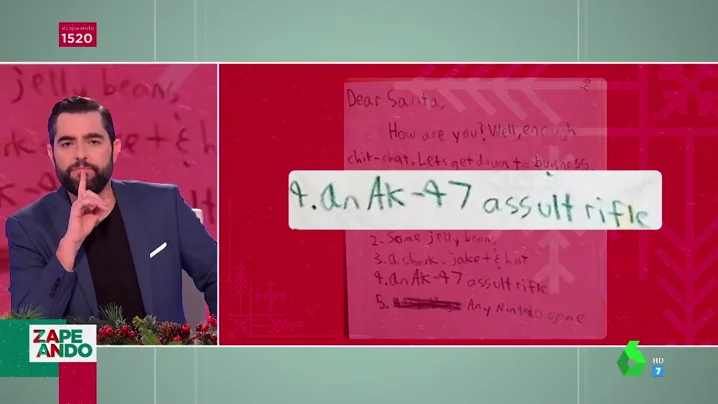 Un 'AK-47' o 4.000 dólares: las peticiones con las que Papá Noel "debe estar flipando"