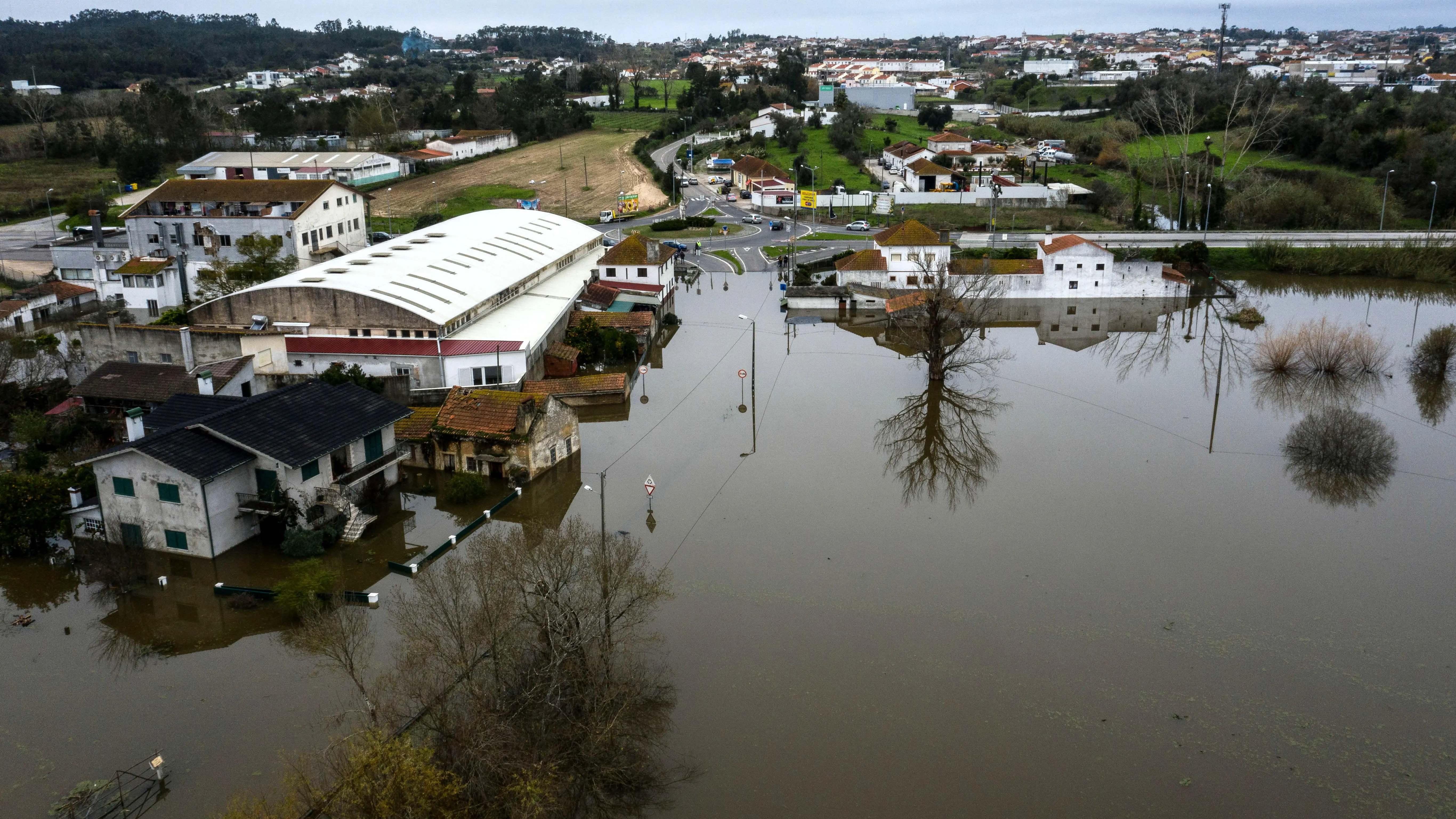 Los efectos de la borrasca Elsa y Fabien en Portugal