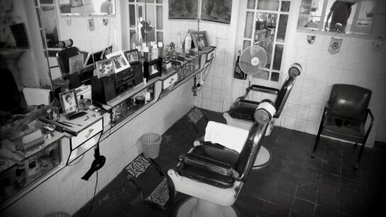 Imagen de archivo de una barber&iacute;a