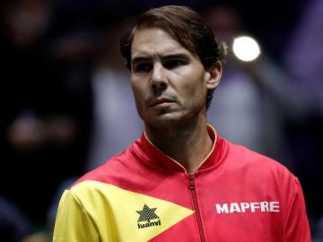 Rafa Nadal, durante la Copa Davis Rafa Nadal, durante la Copa Davis