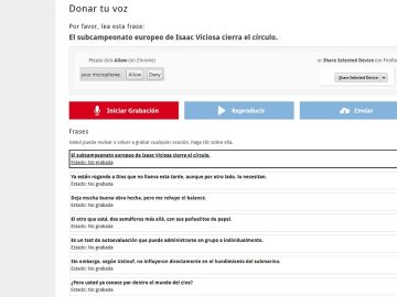 ahoMyTTS, la página en la que puedes donar tu voz ahoMyTTS, la página en la que puedes donar tu voz