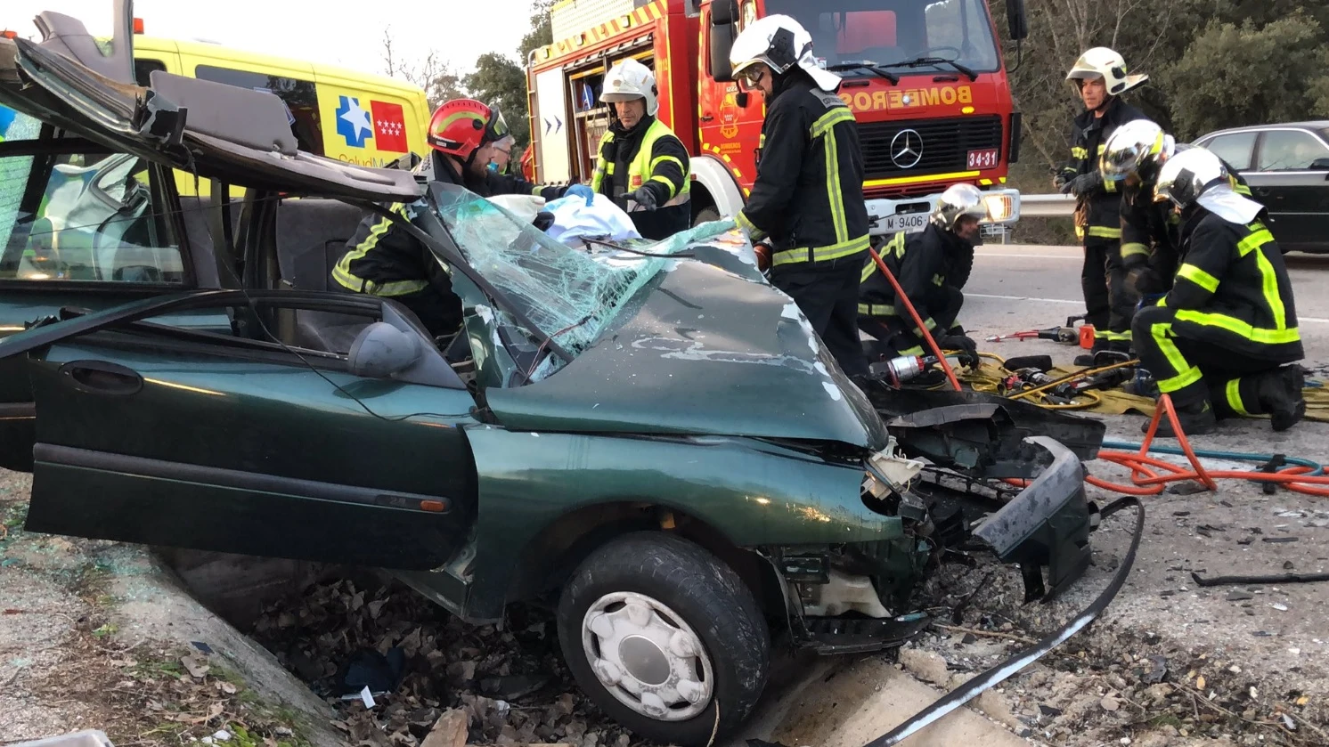 Accidente de tráfico mortal en Navalcarnero.