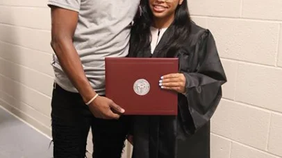 Mayweather, junto a su hija Iyanna