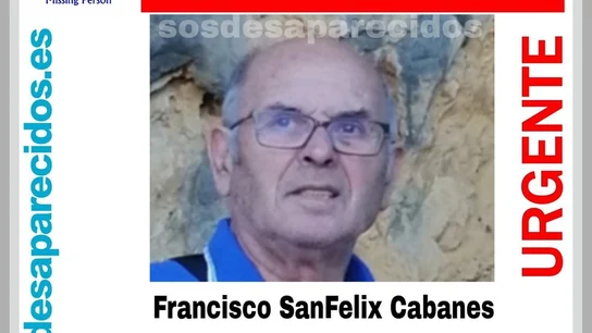 El hombre desaparecido en Xàtiva, Valencia El hombre desaparecido en Xàtiva, Valencia