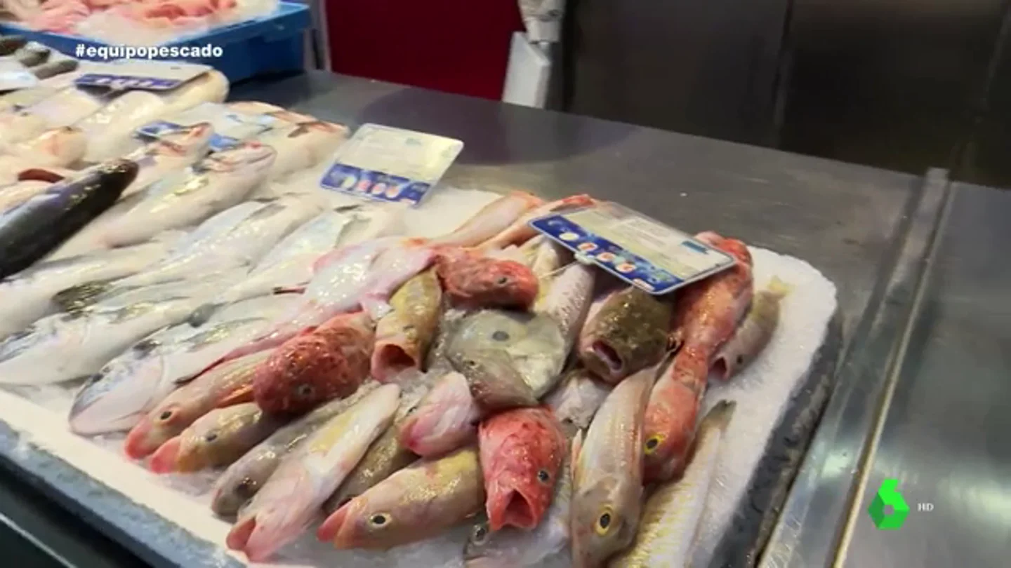 Imagen de una pescadería Imagen de una pescadería