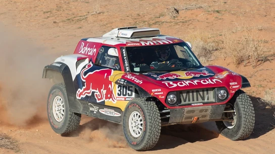 Carlos Sainz, en el Mini Carlos Sainz, en el Mini