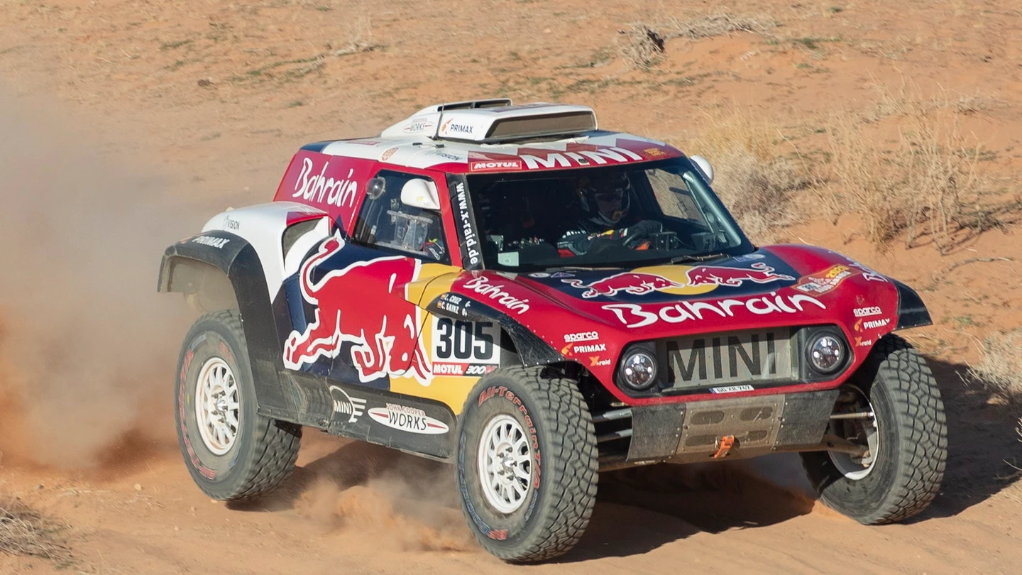 Carlos Sainz, en el Mini Carlos Sainz, en el Mini