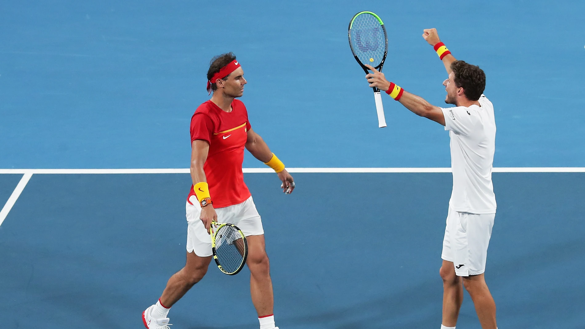 Nadal y Carreño pasan a España a semifinales