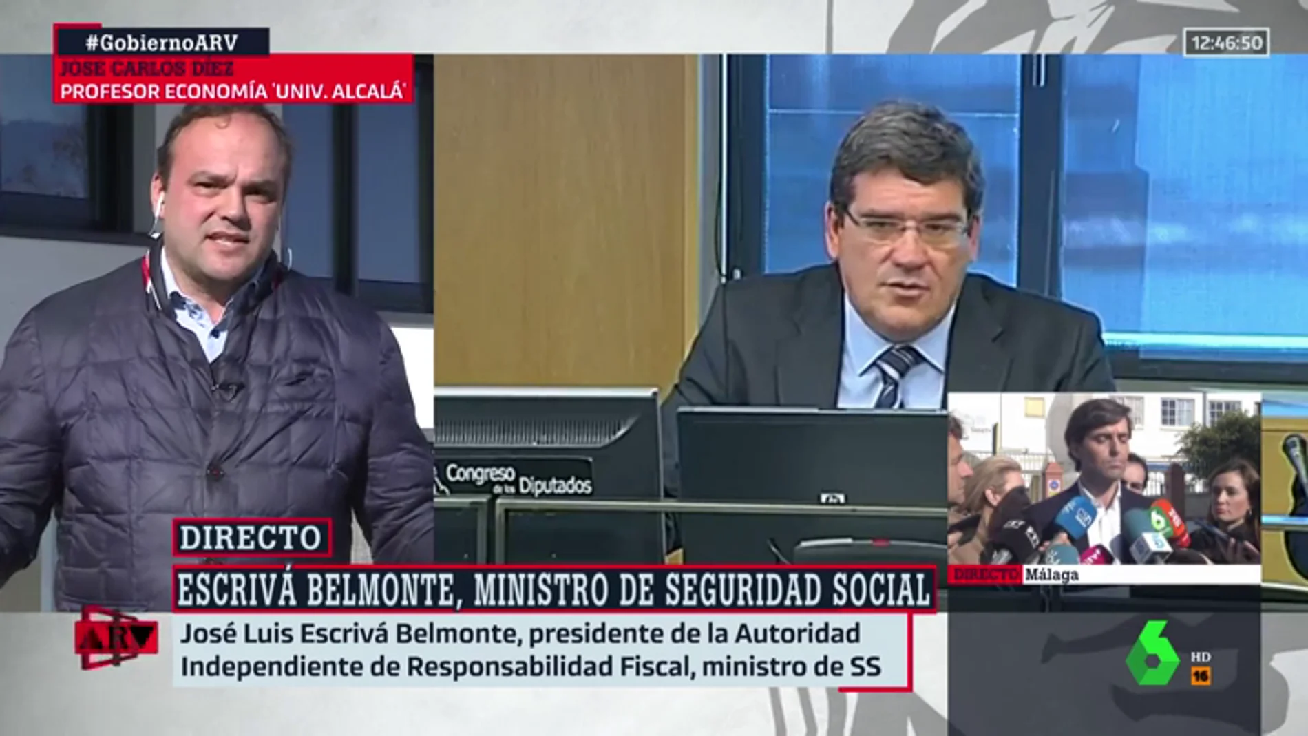 José Carlos Díez, sobre el nuevo ministro de Seguridad Social: "Escrivá está muy próximo al Partido Popular"