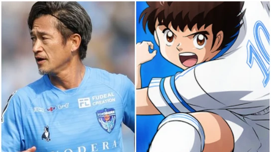 Kazu Miura y Óliver Atom Kazu Miura y Óliver Atom
