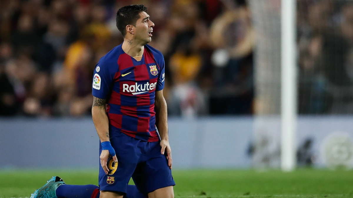 Luis Suárez, con el Barça