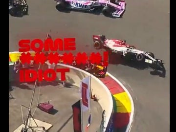 Kimi Raikkonen, arrollado por un Red Bull Kimi Raikkonen, arrollado por un Red Bull