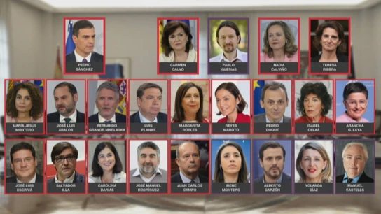 Imagen de los ministros de Pedro Sánchez Imagen de los ministros de Pedro Sánchez