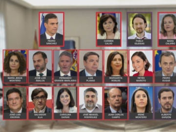 Imagen de los ministros de Pedro Sánchez Imagen de los ministros de Pedro Sánchez