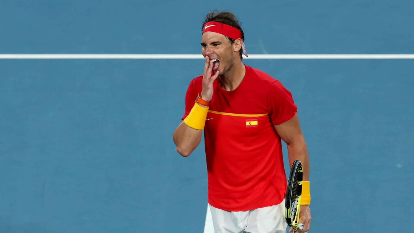 Rafa Nadal, en la ATP Cup Rafa Nadal, en la ATP Cup