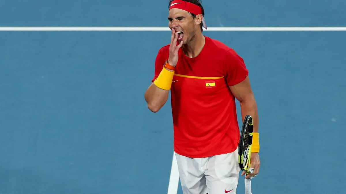 Rafa Nadal, en la ATP Cup