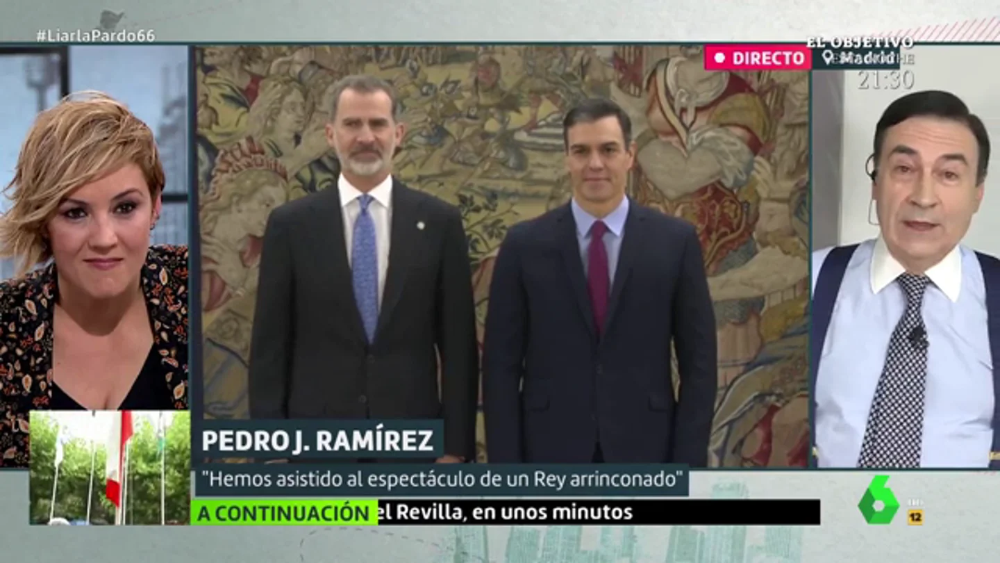 Pedro J. Ramirez: "Hemos existido al espectáculo de un rey arrinconado" Pedro J. Ramirez: "Hemos existido al espectáculo de un rey arrinconado"