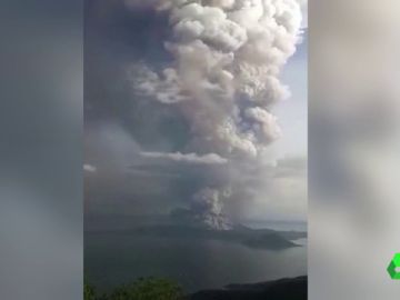 Volcán Taal en Filipinas Volcán Taal en Filipinas