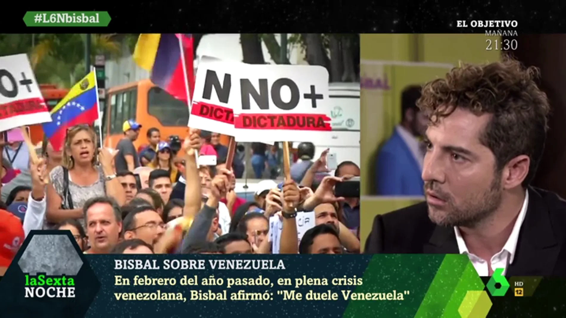 David Bisbal muestra su preocupación por Venezuela: "No concibo cómo están en esa situación"