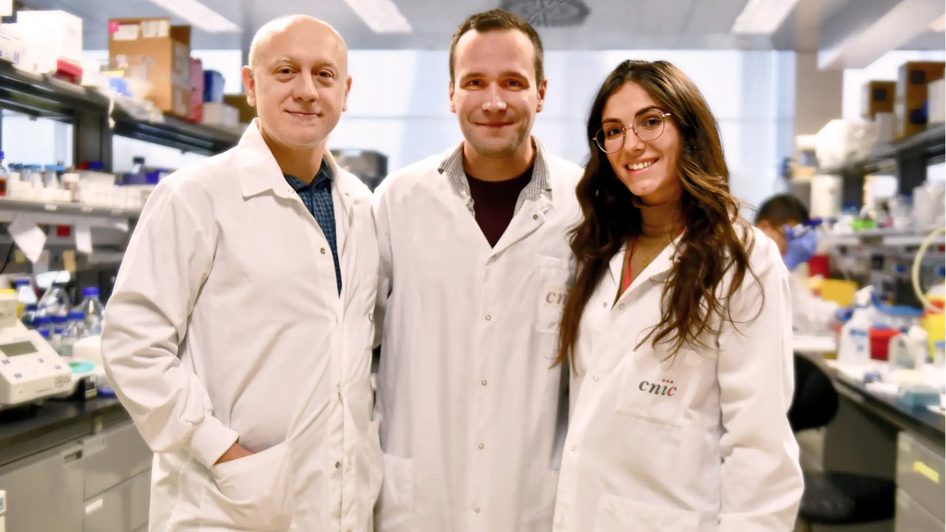 Andrés Hidalgo, Jose María Adrover y Alejandra Aroca, investigadores de este estudio