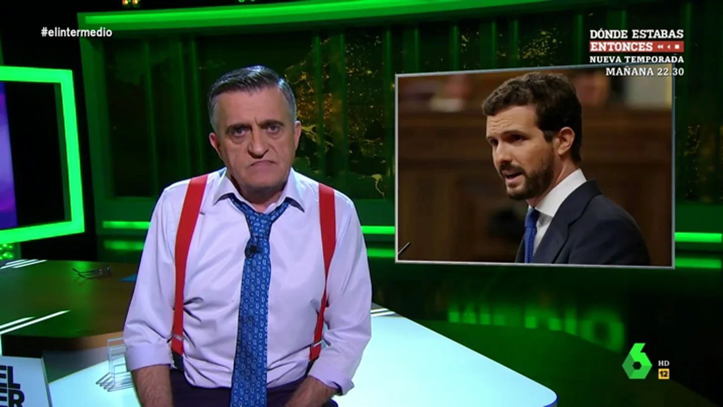 El mensaje de Wyoming a Pablo Casado: "La altura política no solo se mide cuando uno gobierna, también cuando se está en la oposición" El mensaje de Wyoming a Pablo Casado: "La altura política no solo se mide cuando uno gobierna, también cuando se está en la oposición"