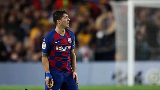 Luis Suárez, durante un partido Luis Suárez, durante un partido