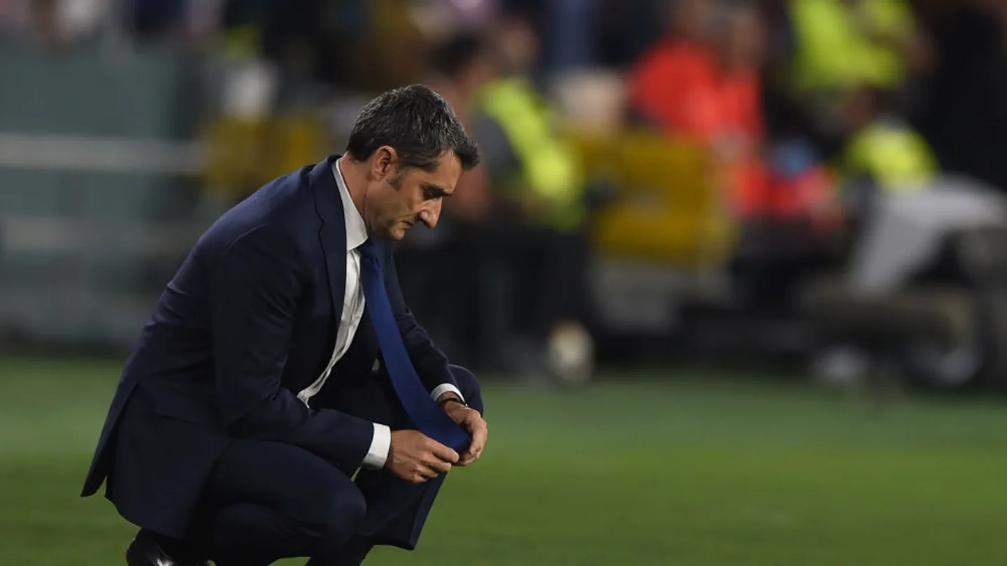 Valverde con el Barça Valverde con el Barça