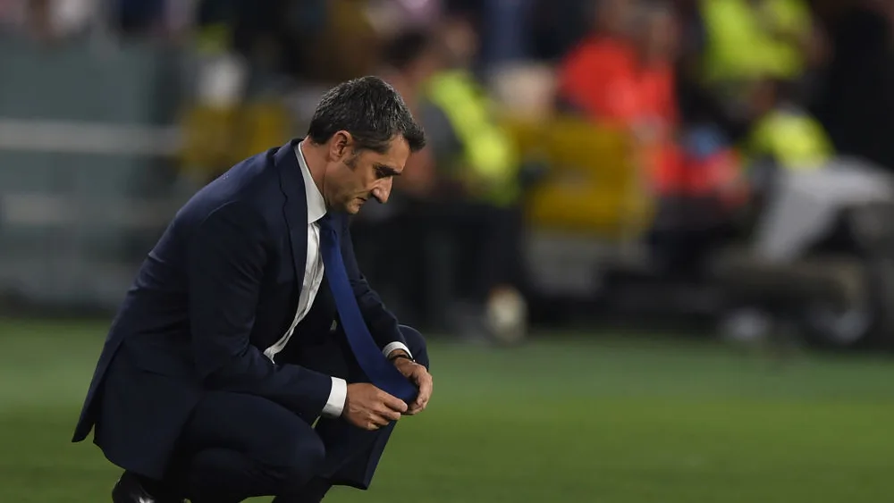 Valverde con el Barça