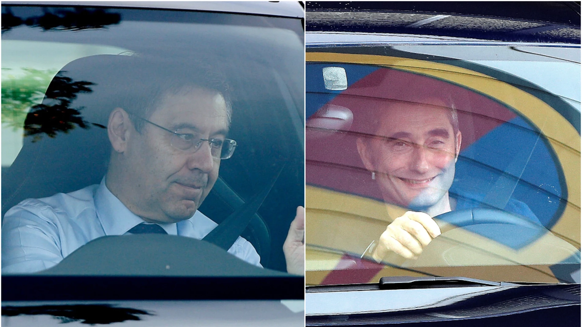 Bartomeu y Valverde salen de la ciudad deportiva del FC Barcelona