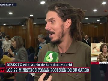 Alberto Rodríguez, tras la toma de posesión del Gobierno de coalición: "Esto es histórico" Alberto Rodríguez, tras la toma de posesión del Gobierno de coalición: "Esto es histórico"