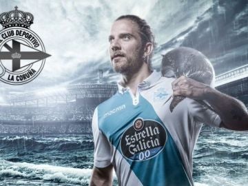Diego Bello Lafuente, en un anuncio del Deportivo de la Coruña Diego Bello Lafuente, en un anuncio del Deportivo de la Coruña