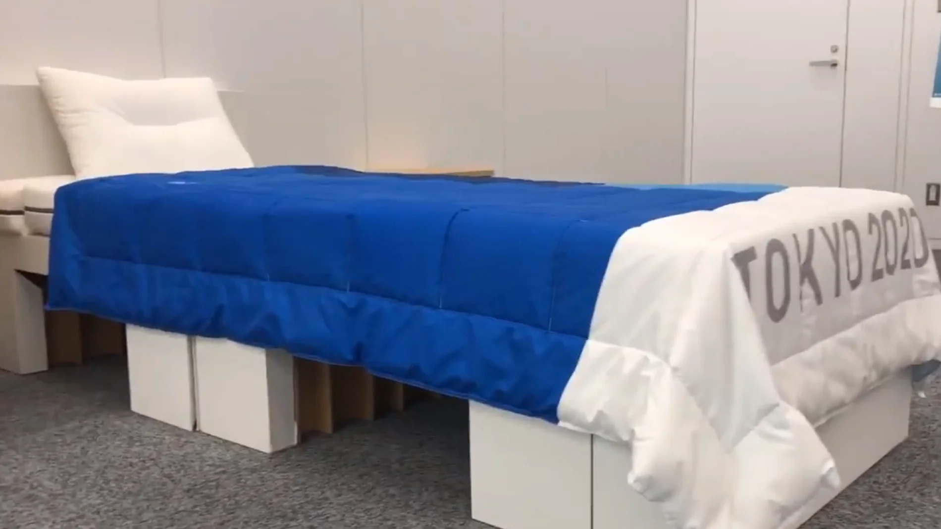 Las camas de cartón que habrá en los Juegos Olímpicos de Tokio