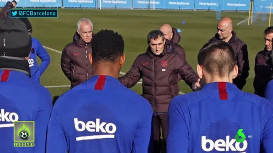 Los momentos clave de una mañana de locos en el Barça: Valverde llegó tres horas antes del entrenamiento Los momentos clave de una mañana de locos en el Barça: Valverde llegó tres horas antes del entrenamiento