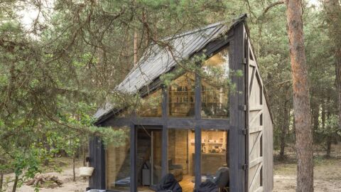Cabaña para leer, exterior