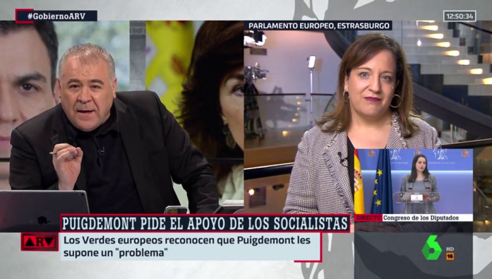 Iratxe García (PSOE): "El diálogo para resolver el conflicto en Cataluña no puede ser incompatible con dejar trabajar a la justicia" Iratxe García (PSOE): "El diálogo para resolver el conflicto en Cataluña no puede ser incompatible con dejar trabajar a la justicia"