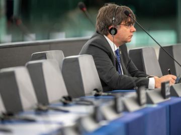 El eurodiputado y expresidente catalán Carles Puigdemont