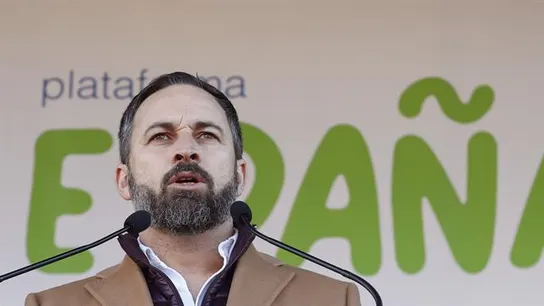 El líder de Vox, Santiago Abascal El líder de Vox, Santiago Abascal
