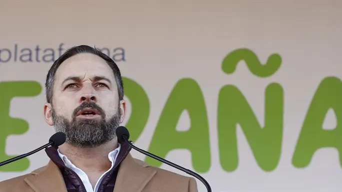 El líder de Vox, Santiago Abascal