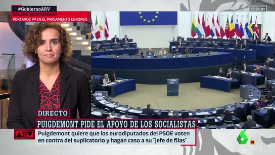 Dolors Montserrat, sobre Puigdemont y Comín: "Han sido recibidos con una máxima indiferencia. Están más solos que la una" Dolors Montserrat, sobre Puigdemont y Comín: "Han sido recibidos con una máxima indiferencia. Están más solos que la una"