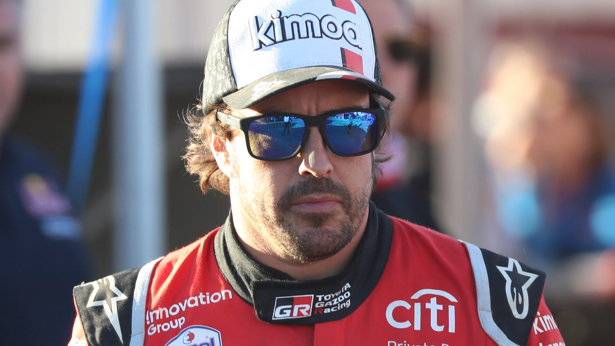 Fernando Alonso, durante el Dakar