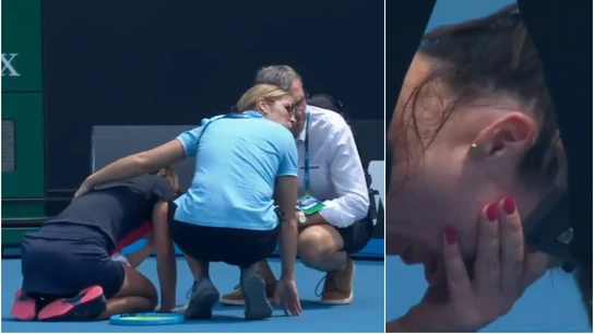 Jakupovic abandona entre lágrimas el Open de Australia Jakupovic abandona entre lágrimas el Open de Australia