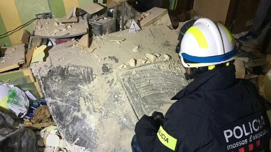 La chapa que mató a un hombre en Tarragona tras la explosión La chapa que mató a un hombre en Tarragona tras la explosión