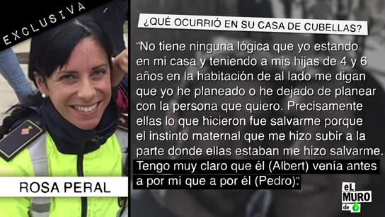 Rosa Peral apunta a su examante en el crimen de la Guardia Urbana: "Albert guardó a Pedro como 'hijo de puta' en el móvil" Rosa Peral apunta a su examante en el crimen de la Guardia Urbana: "Albert guardó a Pedro como 'hijo de puta' en el móvil"