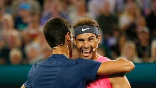 Nadal y Djokovic juntos en el dobles benéfico Nadal y Djokovic juntos en el dobles benéfico