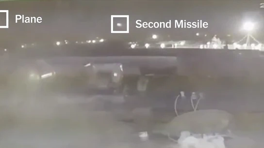 El vídeo que muestra la existencia de dos misiles El vídeo que muestra la existencia de dos misiles