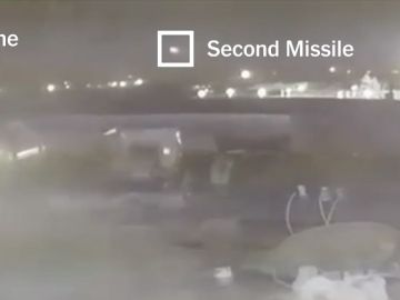 El vídeo que muestra la existencia de dos misiles El vídeo que muestra la existencia de dos misiles