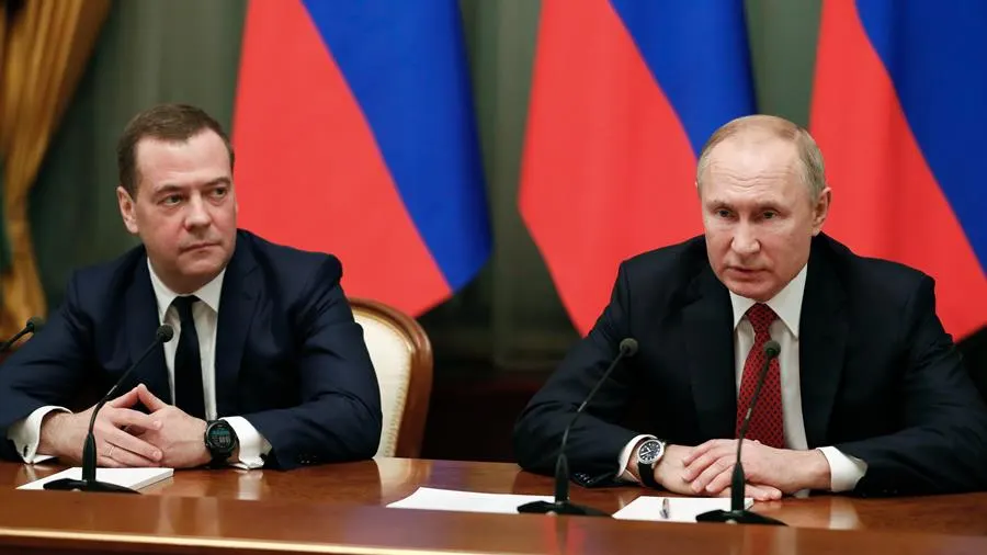 Putin y Medvedev